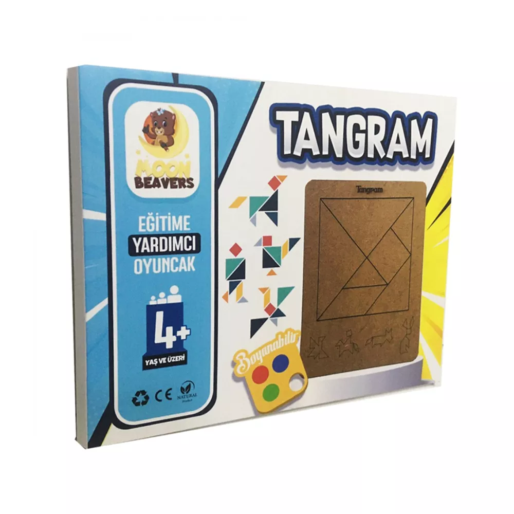 Ahşap Tangram (20x30 cm.) - Thumbnail