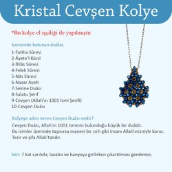 Cristal Necklace Jawshan Pink Small - Thumbnail