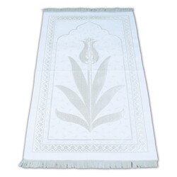 Ecru Salah Mat with Tulip Figure - Thumbnail