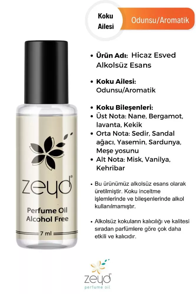 Hicaz Esved - Zeyd Esans 7 ml