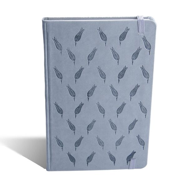 Grey Striped Notebook, Hardcover