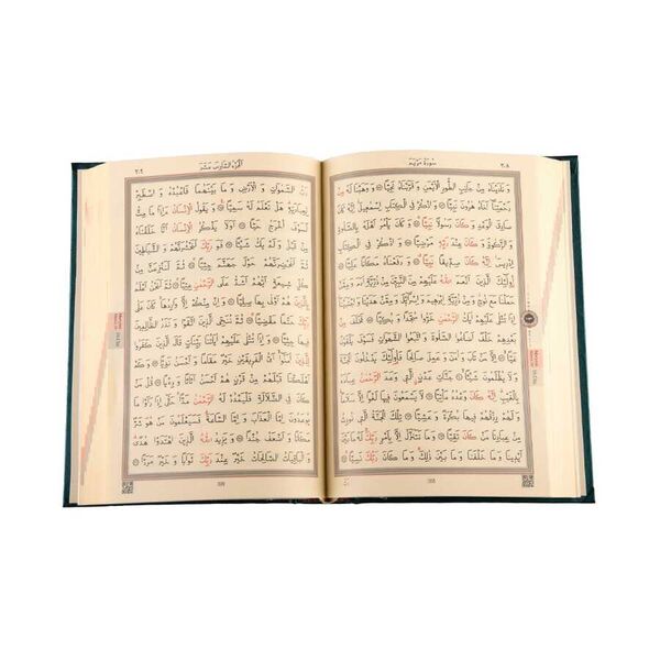 Medium Size Quran al-Kareem New Binding (Gold, Stamped)