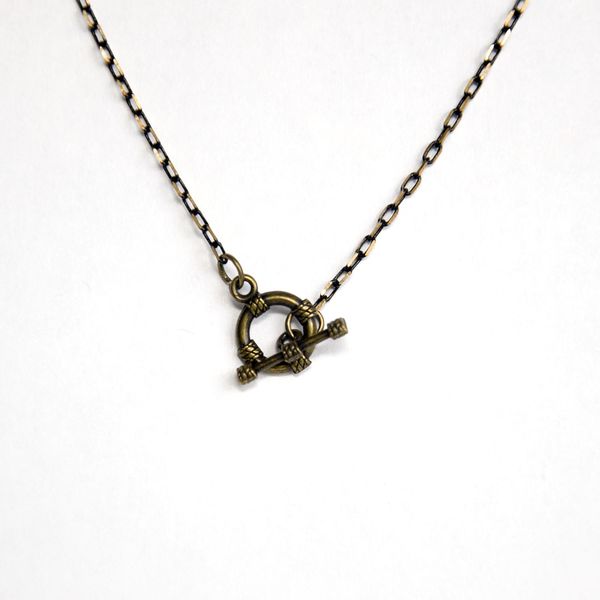 Necklace Jawshan Black (Cristal, Drop)