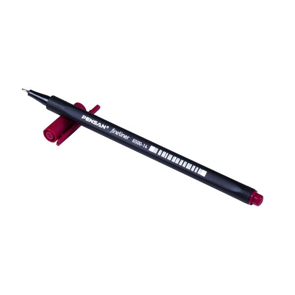 Pensan 6500 Cherry Colour Fineliner Pen