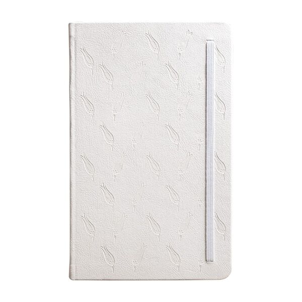 Striped Notebook White