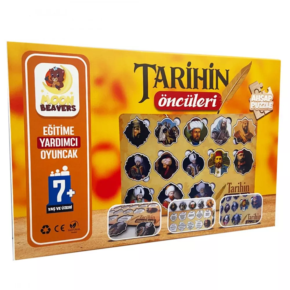 Tarihin Öncüleri Ahşap Puzzle (16x20 cm.)